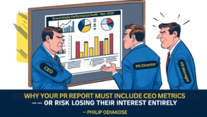 Why Your PR Report Must Include CEO Metrics - Or Risk Losing Their Interest Entirely - Odiakose